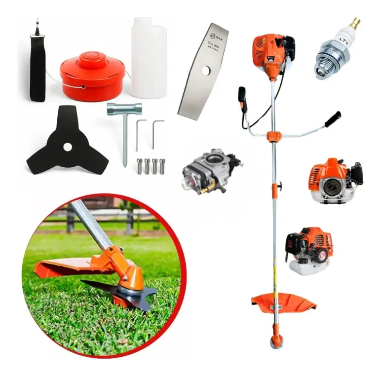 Roçadeira Profissional 5x1 Gasolina 75cc 3.5HP – Potência e Versatilidade para Qualquer Trabalho