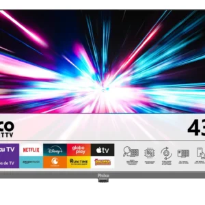 Smart TV Philco 43” P43VIK Roku Wi-Fi Dolby Audio Full HD