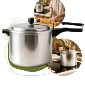 Panela de Pressão 10L Alumínio Polido Reforçada com Alça Antitérmica Inmetro