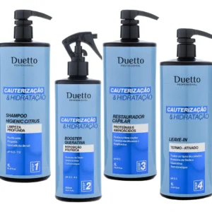 Kit Cauterização Queratina Duetto Profissional