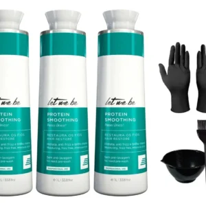 Kit 3 Progressiva Let Me Be Sem Formol 1L Cada