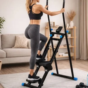 Simulador de Escada Vertical Dobrável U-Star com Display LCD Fitness