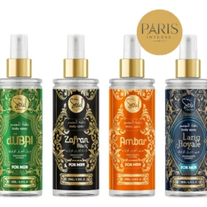 Body Splash Árabe Masculino Kit 4x200ml