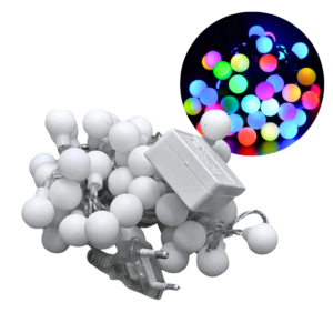 Pisca Pisca Natal Bolinhas LED Colorido 3,5 Metros 28 Lâmpadas 110V