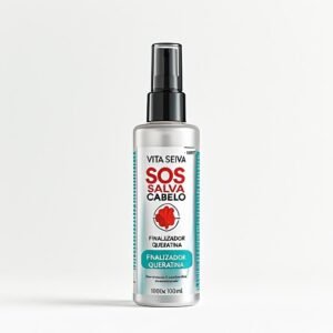 Finalizador Capilar Vita Seiva SOS Salva Cabelo Queratina 120ml Termoproteção Reparação e Brilho