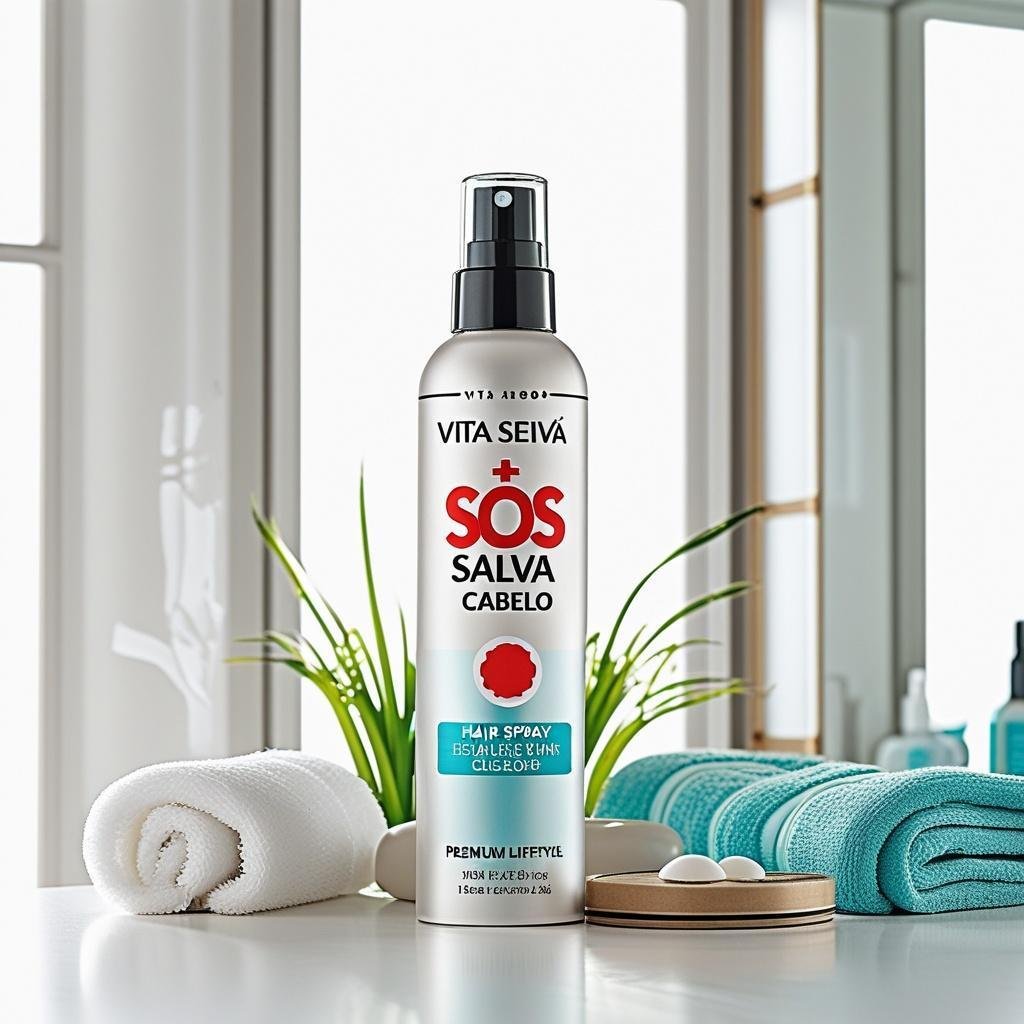 Finalizador Capilar Vita Seiva SOS Salva Cabelo Queratina 120ml Termoproteção Reparação e Brilho