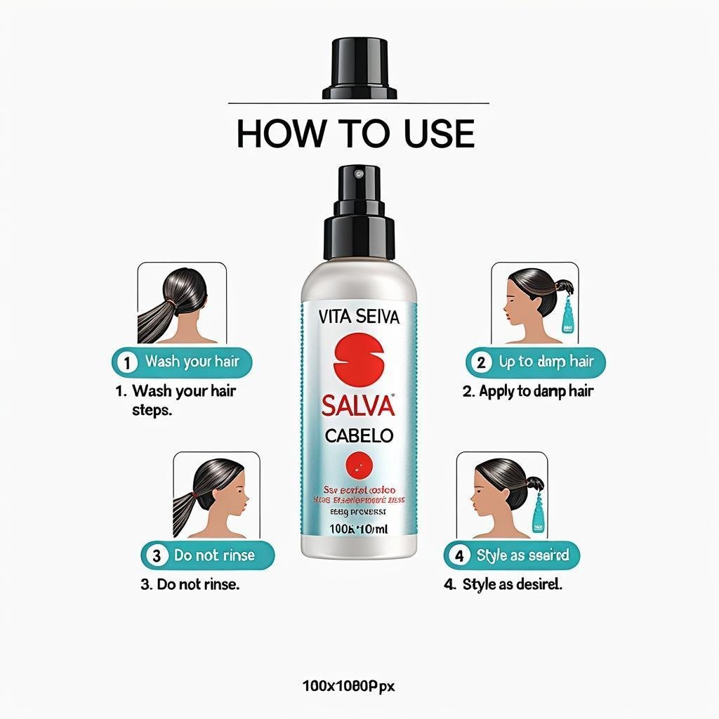 Finalizador Capilar Vita Seiva SOS Salva Cabelo Queratina 120ml Termoproteção Reparação e Brilho