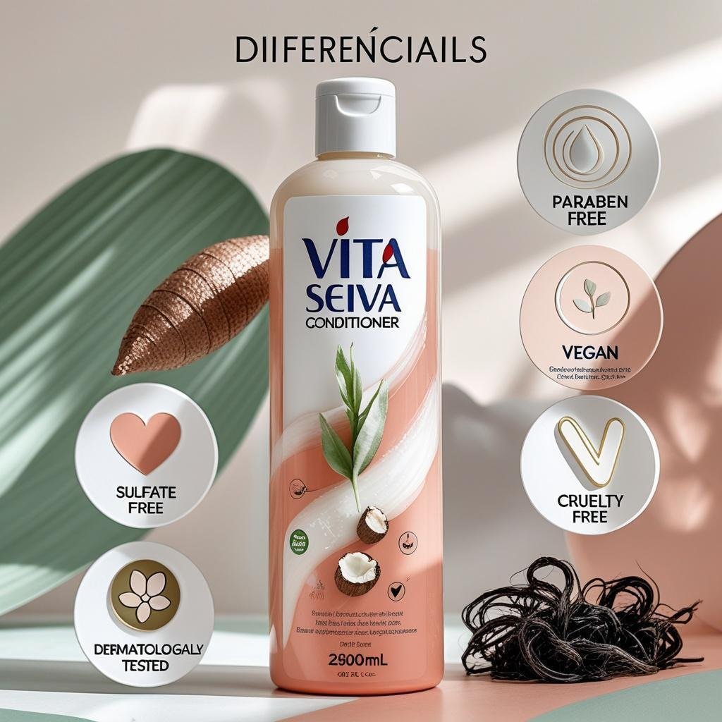 Condicionador Vita Seiva Mandioca Raiz Forte Vitaminas A C 300ml Reestruturação e Fortalecimento