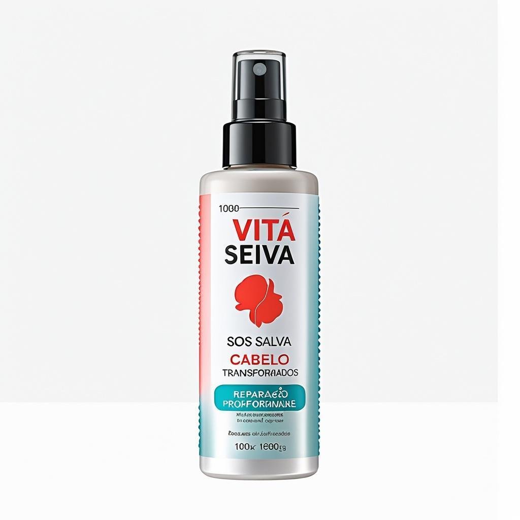 Finalizador Capilar Vita Seiva SOS Salva Cabelo Queratina 120ml Termoproteção Reparação e Brilho