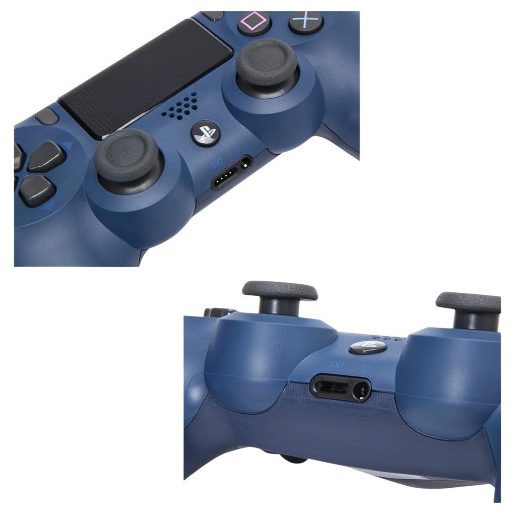 Controle Gamer Bluetooth Doubleshock P4 T&Z D4-B Vibração Touchpad Compatível 4ª Geração