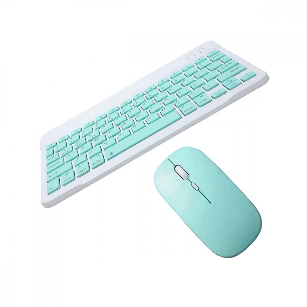 Teclado e Mouse Bluetooth Sem Fio GoldenUltra JP-MKL Ultra Fino Recarregável Kit Portátil