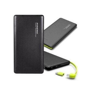 Carregador Portátil Power Bank 5000mAh Pineng PN-952 3 Saídas V8 Tipo-C Lightning Compacto Leve USB