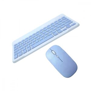 Teclado e Mouse Bluetooth Sem Fio GoldenUltra JP-MKL Ultra Fino Recarregável Kit Portátil