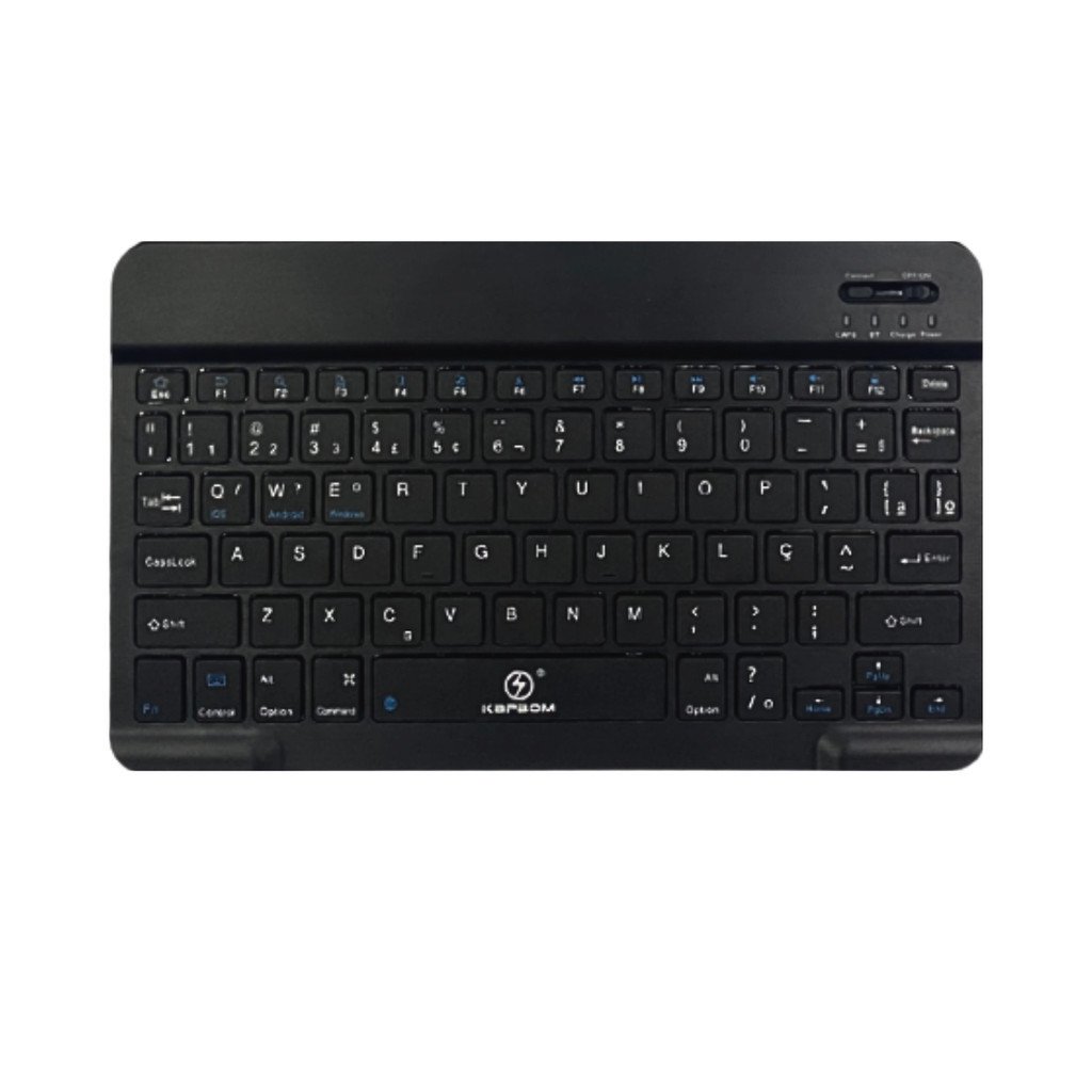 Teclado Bluetooth Slim Kapbom KA-690 | Sem Fio para Tablet Celular Notebook e PC