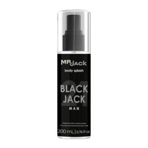 Body Splash Mr. Jack BlackJack 21 Man 200ml Oriental Aromático Masculino com Absinto e Baunilha