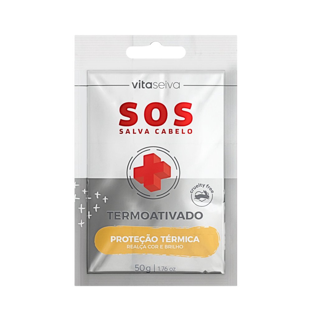 Sachê Termoativado Vita Seiva SOS Salva Cabelo 50g Cod.85693
