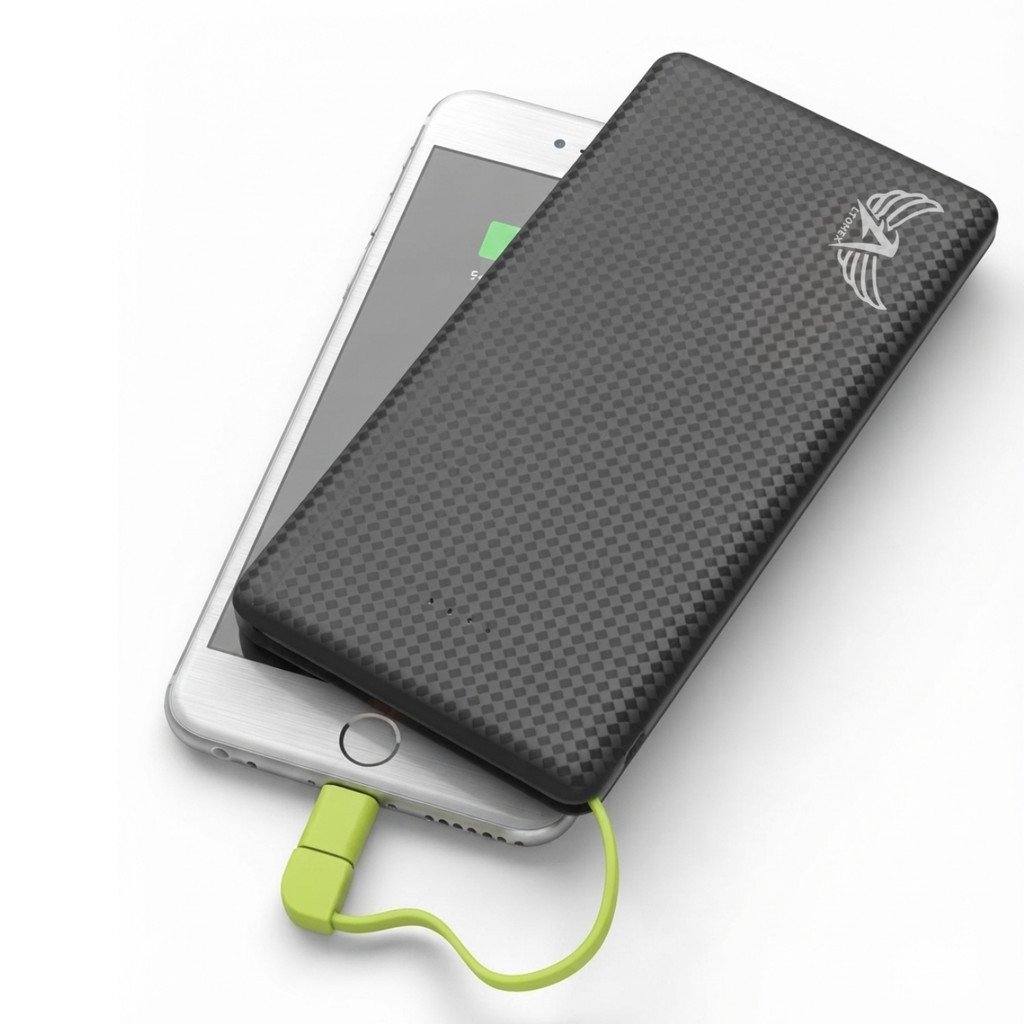Carregador Power Bank 10000mAh 03 Saídas V8 / Tipo-C / Lightning Altomex PN-951