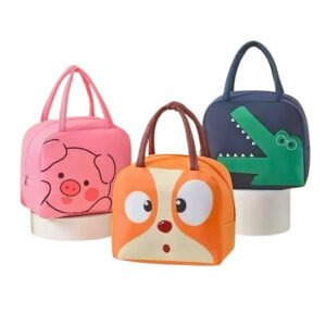 Lancheira Escolar Infantil Bolsa Térmica com Alça Estampa Animais Kapbom KA-1413