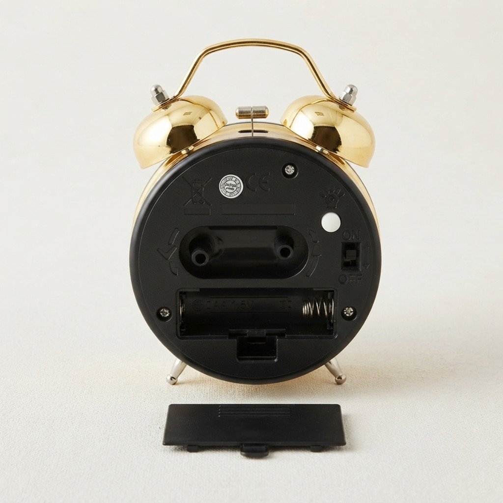 Relógio Despertador Analógico Paris Vintage 12 cm Altomex AL-2302