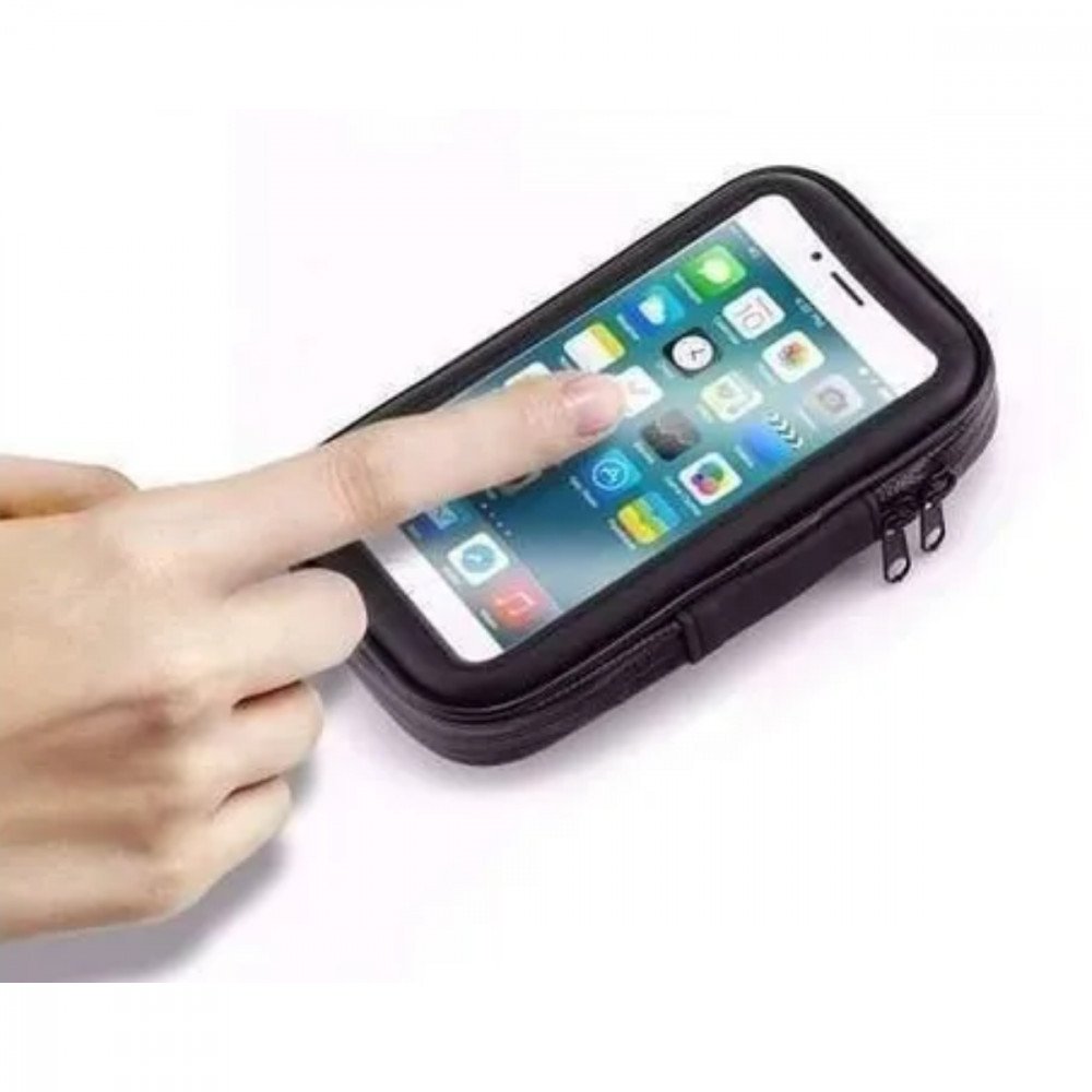 Suporte de Guidão Capa Protetora Celular (6.0"-6.5") Moto Bicicleta INOVA SPO-8301
