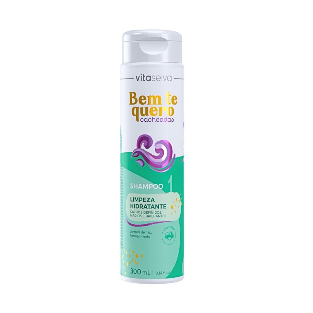 Shampoo Vita Seiva Bem Te Quero Cacheadas 300ml Limpeza Hidratante Cod.87883