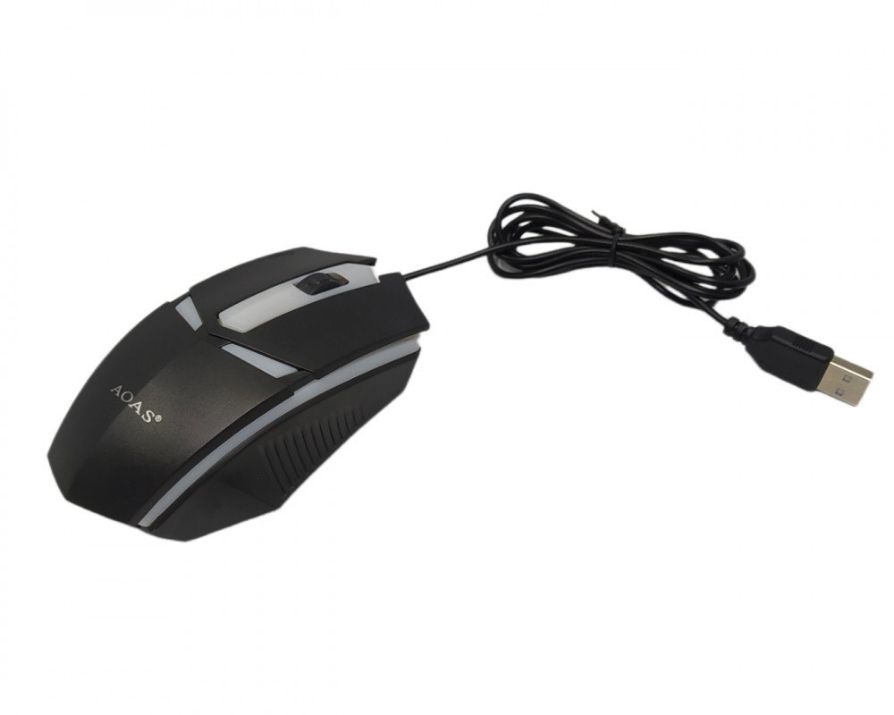 Mouse Gamer Glow RGB USB LED OAS-V01