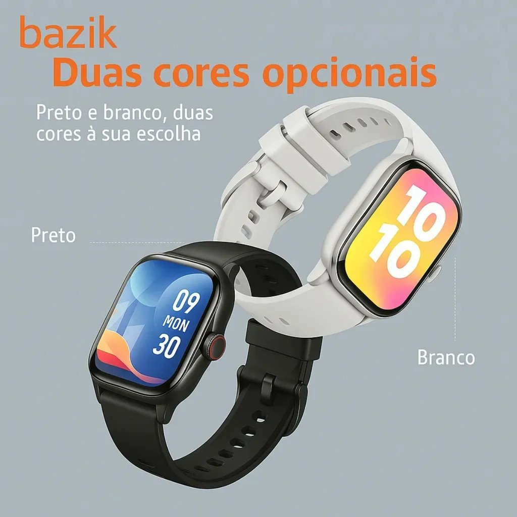 Relógio Inteligente Smartwatch Com tela HD 49mm Bazik Prime S25 ULTRA MAX