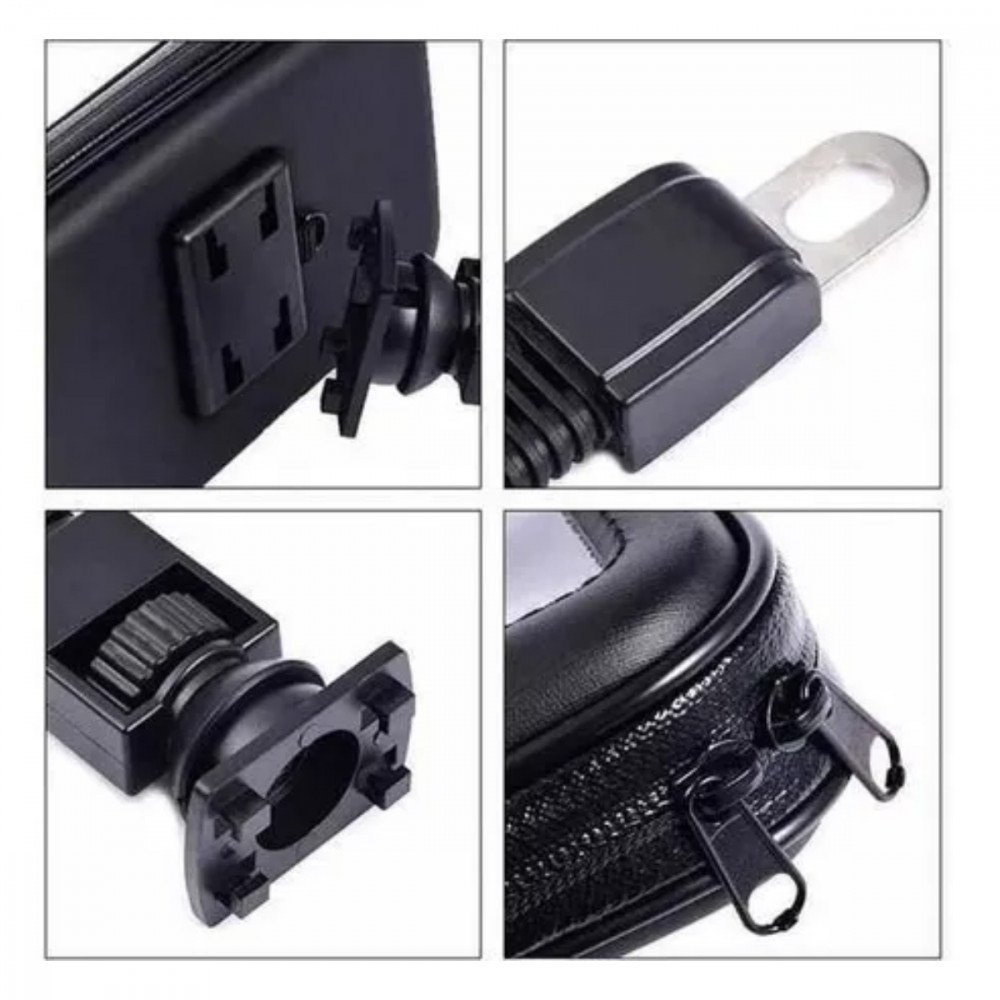 Suporte de Guidão Capa Protetora Celular (6.0"-6.5") Moto Bicicleta INOVA SPO-8301