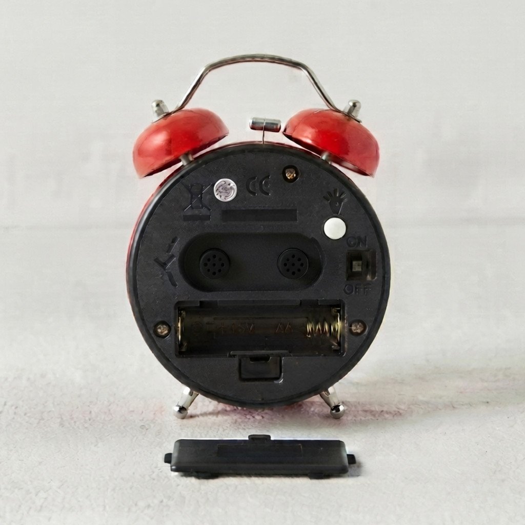 Relógio Despertador Analógico Retrô 11 cm Altomex AL-2310