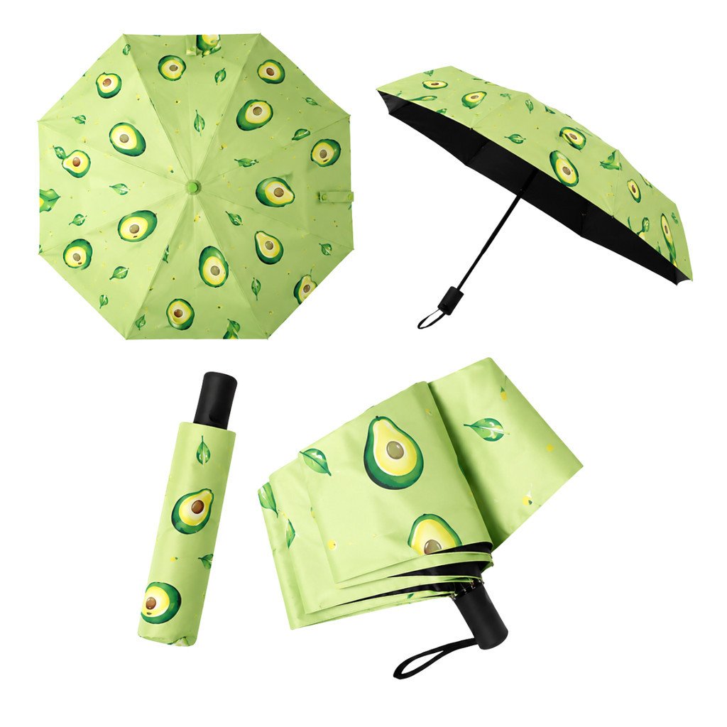 Guarda-Chuva Compacto Estampa de Frutas Verão 58cm Altomex AJ-342
