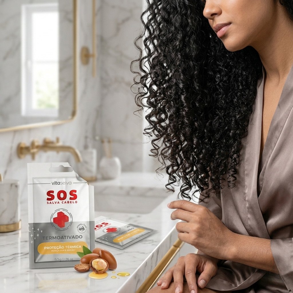 Sachê Termoativado Vita Seiva SOS Salva Cabelo 50g Cod.85693