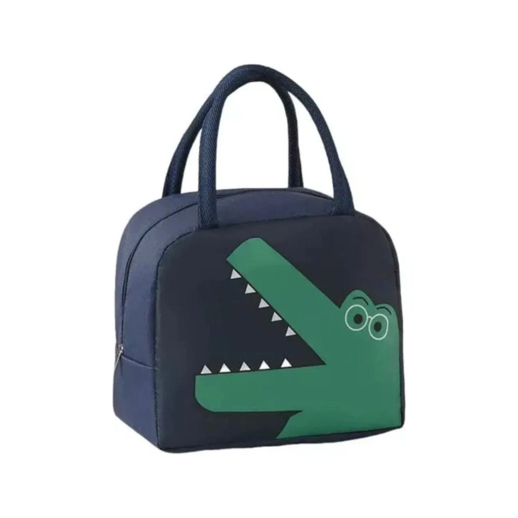 Lancheira Escolar Infantil Bolsa Térmica com Alça Estampa Animais Kapbom KA-1413
