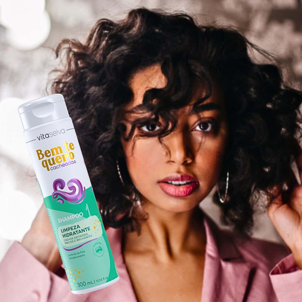 Shampoo Vita Seiva Bem Te Quero Cacheadas 300ml Limpeza Hidratante Cod.87883