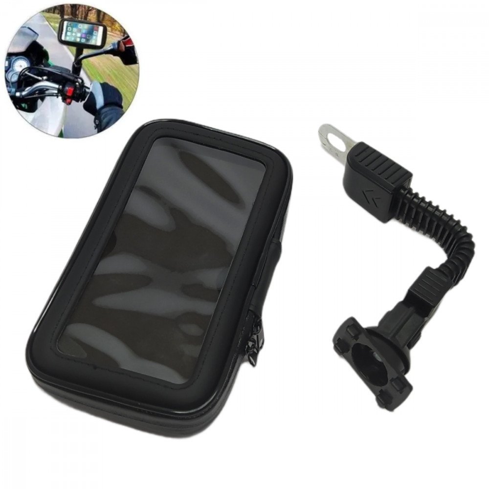 Suporte de Guidão Capa Protetora Celular (6.0"-6.5") Moto Bicicleta INOVA SPO-8301