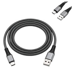 Cabo de Dados USB-A para Tipo-C 3.4A 1 Metro Trançado INOVA HBT-8807