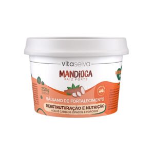 Bálsamo Capilar Vita Seiva Mandioca Raiz Forte 250g Reestruturação Nutrição e Fortalecimento