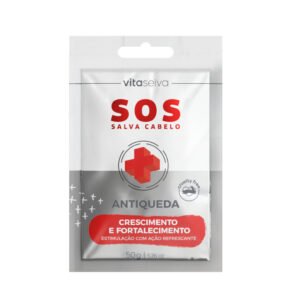 Máscara Capilar Antiqueda Vita Seiva SOS Salva Cabelo 50g Fortalecimento dos Fios Ação Refrescante