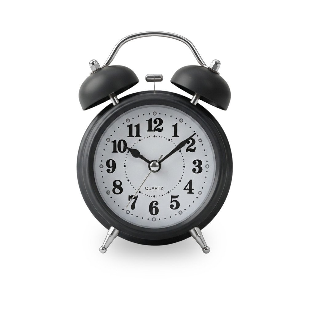 Relógio Despertador Analógico Retrô 11 cm Altomex AL-2310