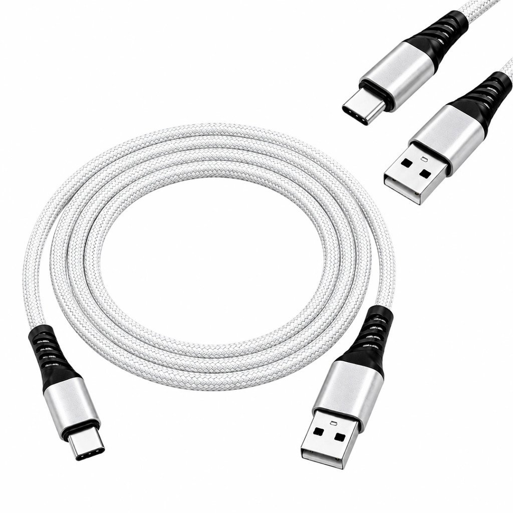 Cabo de Dados USB-A para Tipo-C 3.4A 1 Metro Trançado INOVA HBT-8807