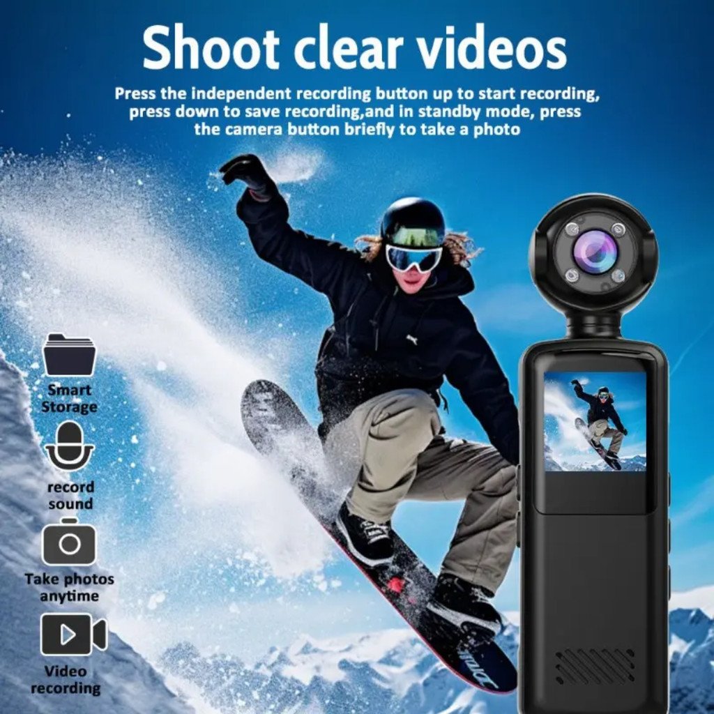 Câmera de Ação Esportiva Full HD 1080p Gravador Portátil Altomex AL-2968