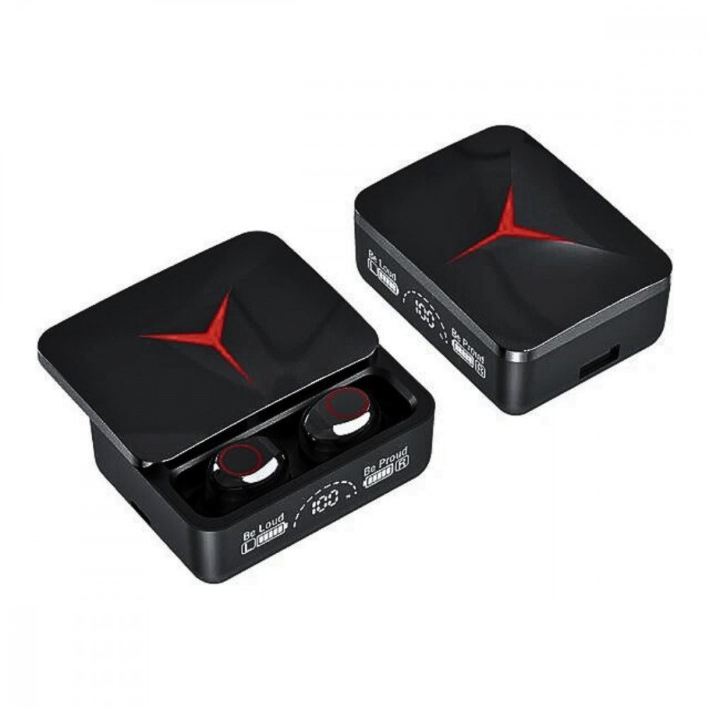 Fone de Ouvido Intra Auricular Bluetooth com Case de Carregamento Deslizante LED Altomex M90 PRO