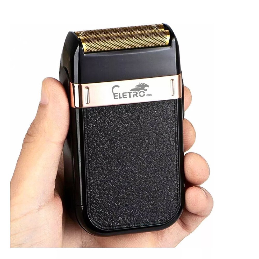 Barbeador Elétrico Profissional Shaver Aparador de Pelos Recarregável Bivolt Eletromex EL-5109
