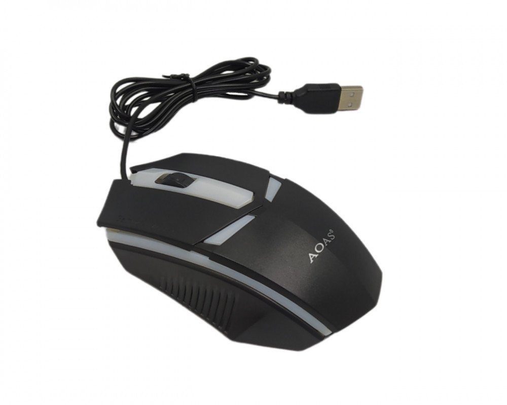 Mouse Gamer Glow RGB USB LED OAS-V01