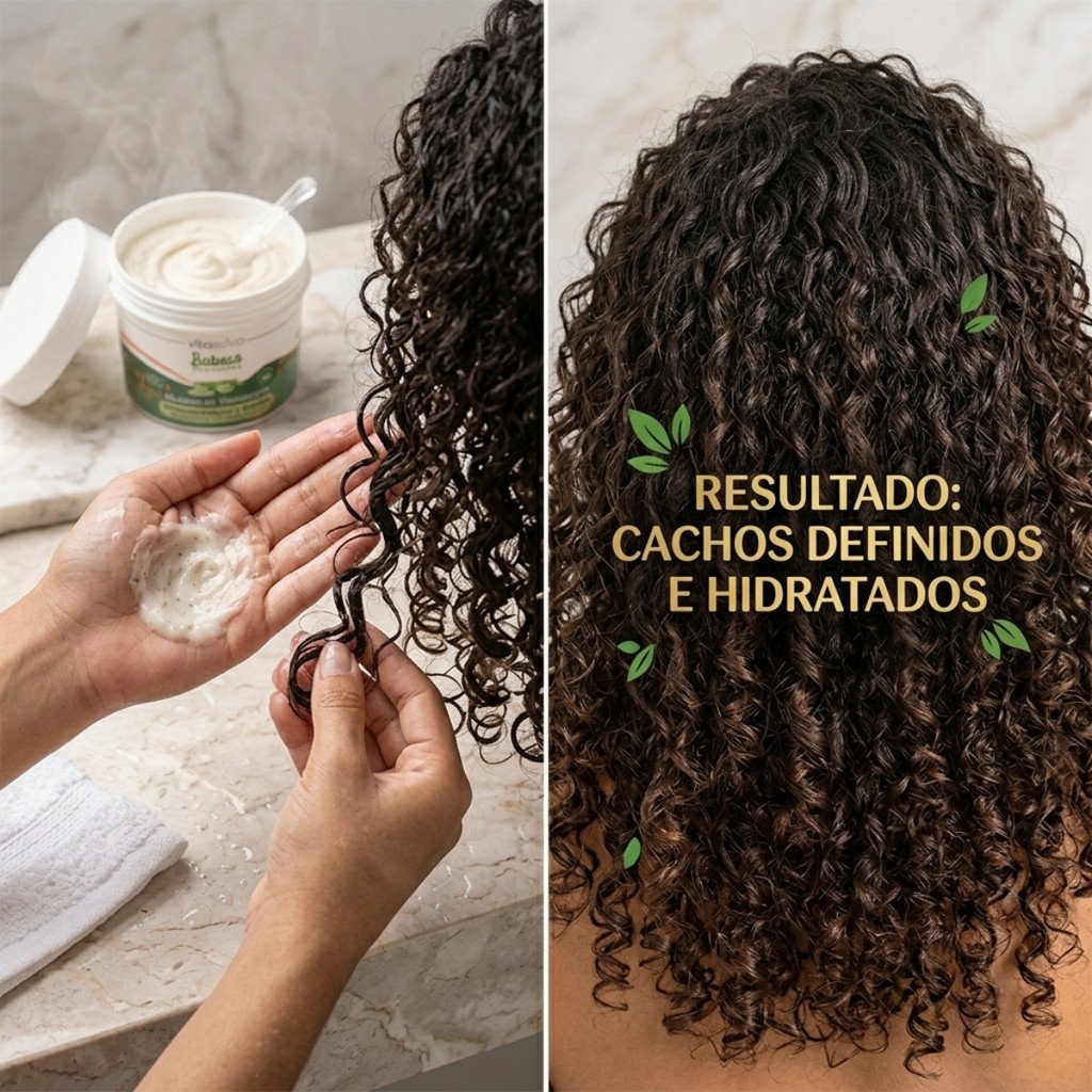 Bálsamo Capilar Vita Seiva Babosa Concentrada 250g Hidronutrição Brilho Intenso e Controle do Volume