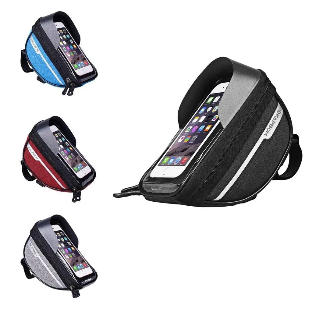 Bolsa de Guidão para Bicicleta Bike Kapbom Impermeável com Suporte Celular Touch GPS