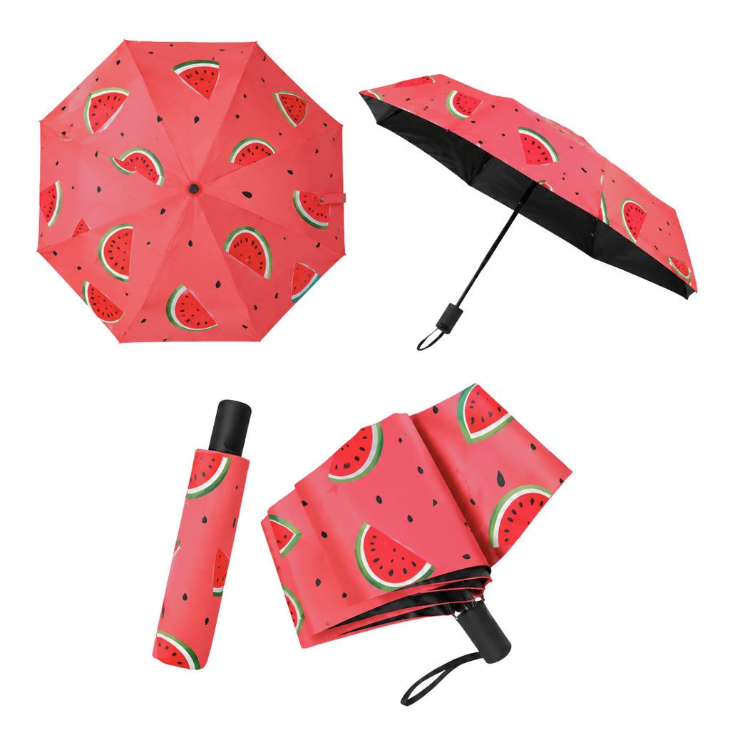 Guarda-Chuva Compacto Estampa de Frutas Verão 58cm Altomex AJ-342