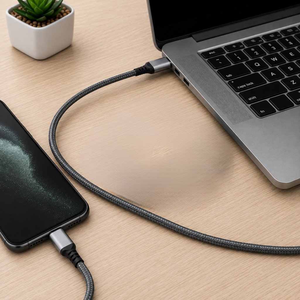 Cabo de Dados USB-A para Tipo-C 3.4A 1 Metro Trançado INOVA HBT-8807